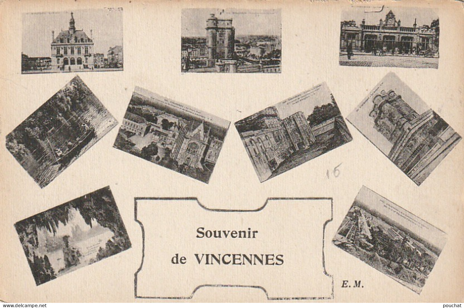 MO 9-(94) SOUVENIR DE VINCENNES - CARTE MULTIVUES - 2 SCANS - Vincennes