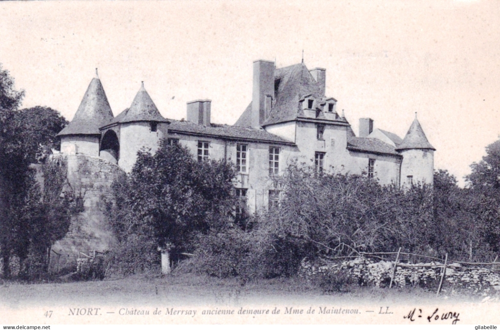 79 - Deux Sevres -  Environs De Niort - Le Chateau De Mursay - Ancienne Demeure De Mme De Maintenon - Niort