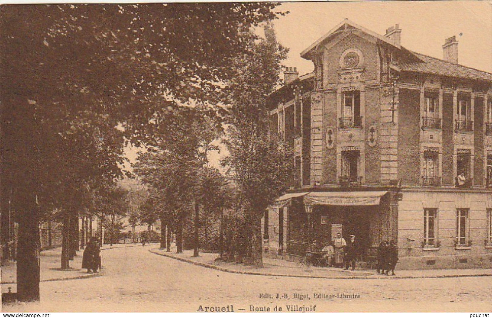 MO 9-(94) ARCUEIL - ROUTE DE VILLEJUIF - CAFE - ANIMATION  - 2 SCANS - Arcueil