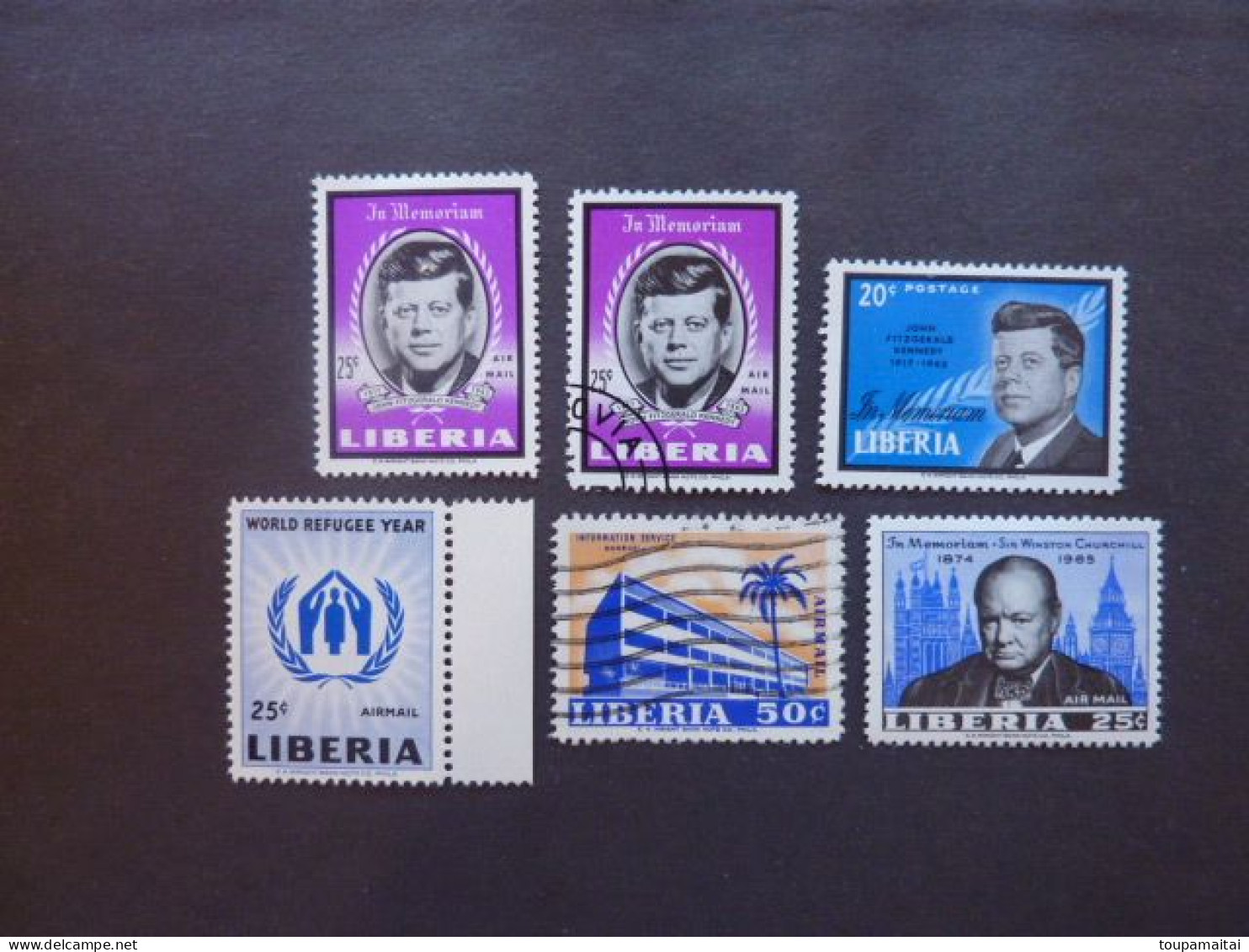 LIBERIA, Années 1960-65, POSTE AERIENNE, YT N° 120 Et 146 Neufs MNH** + N° 150 Et 392 Neufs MH* + 136 Et 146 Oblitérés - Liberia