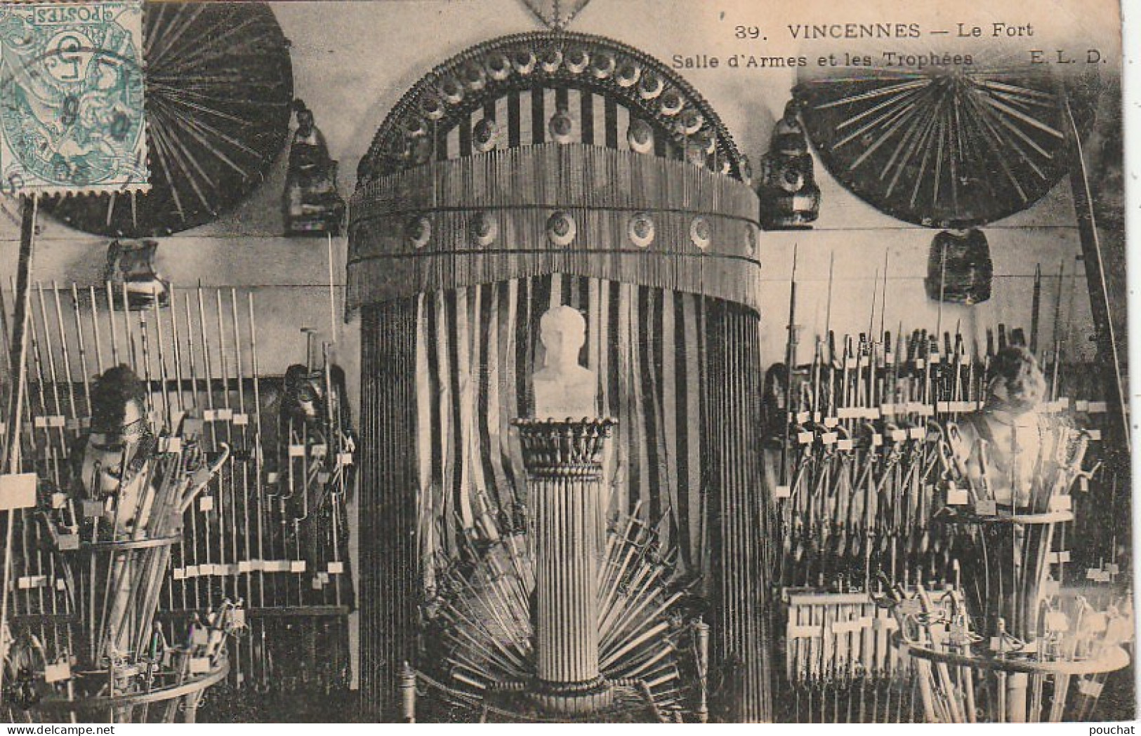 MO 10-(94) VINCENNES - LE FORT - SALLE D' ARMES ET LES TROPHEES  - 2 SCANS - Vincennes