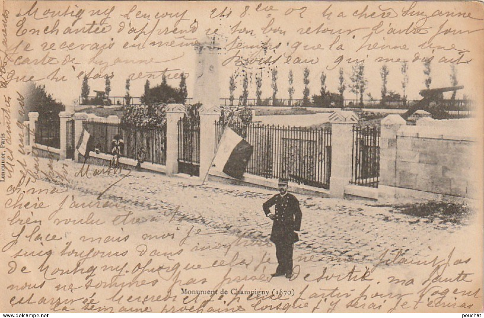 MO 10-(94) MONUMENT DE CHAMPIGNY (1870) - 2 SCANS - Champigny Sur Marne