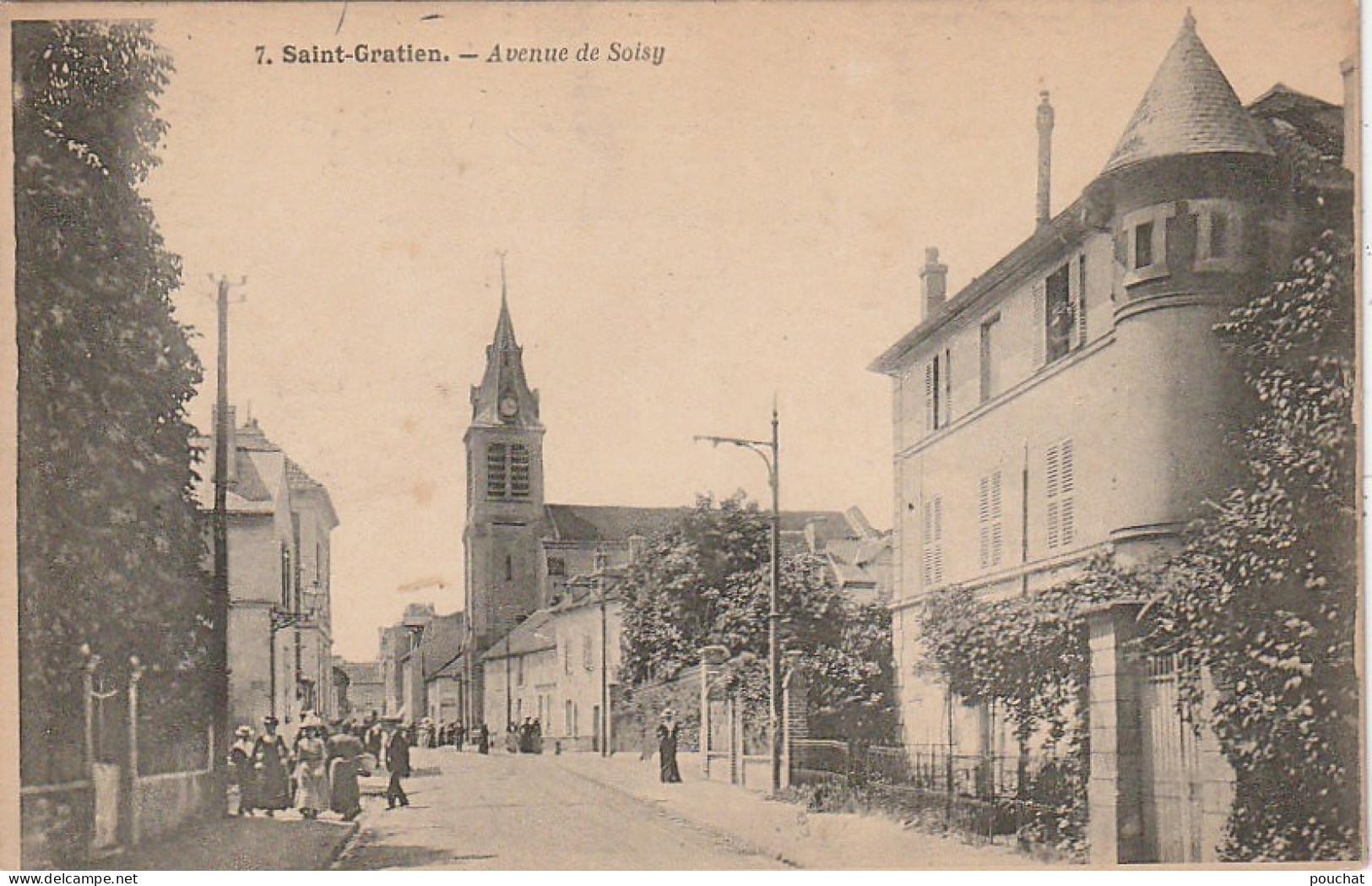 MO 11-(95) SAINT GRATIEN - AVENUE DE SOISY - ANIMATION - 2 SCANS - Saint Gratien