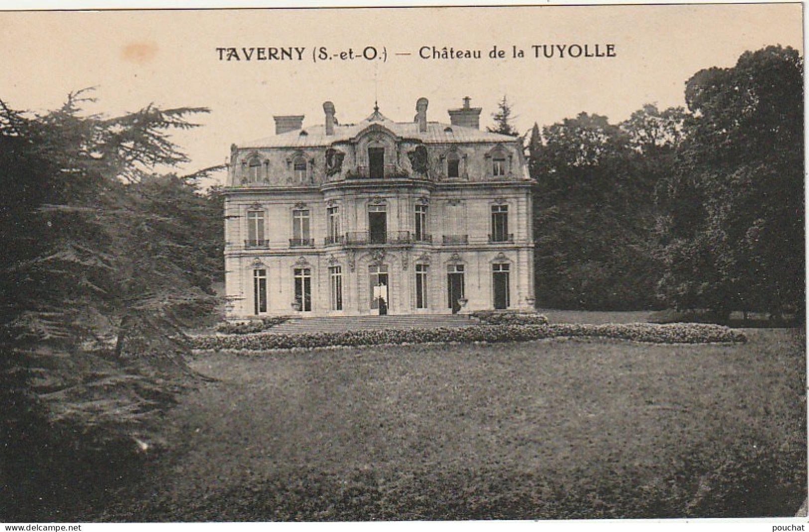 MO 11-(95) TAVERNY - CHATEAU DE TUYOLLE  - 2 SCANS - Taverny