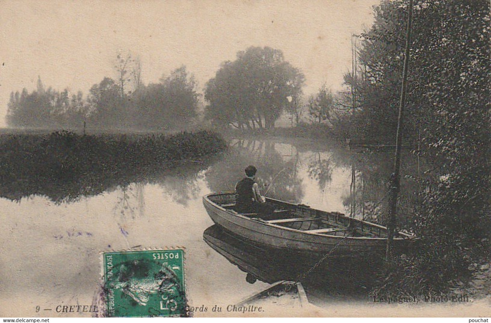 MO 12-(94) CRETEIL - LES BORDS DU CHAPITRE - PECHEUR - 2 SCANS - Creteil