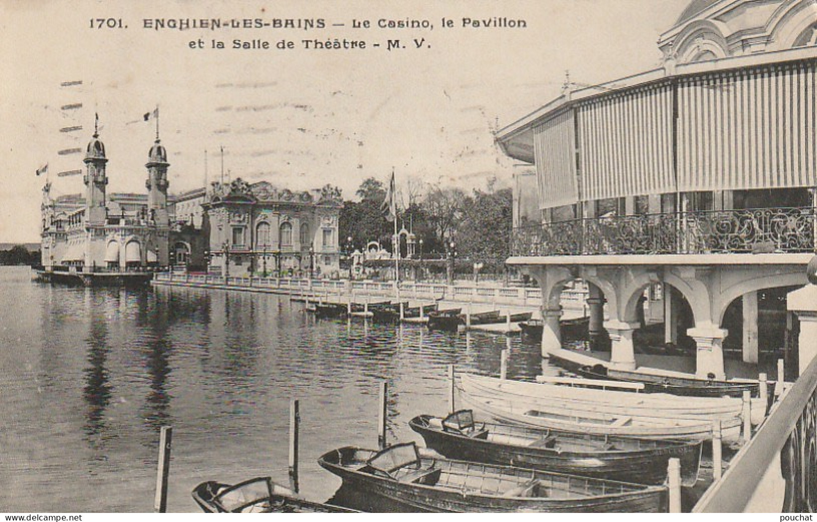 MO 12-(95) ENGHIEN LES BAINS - LE CASINO , LE PAVILLON ET LA SALLE DE THEATRE - 2 SCANS - Enghien Les Bains