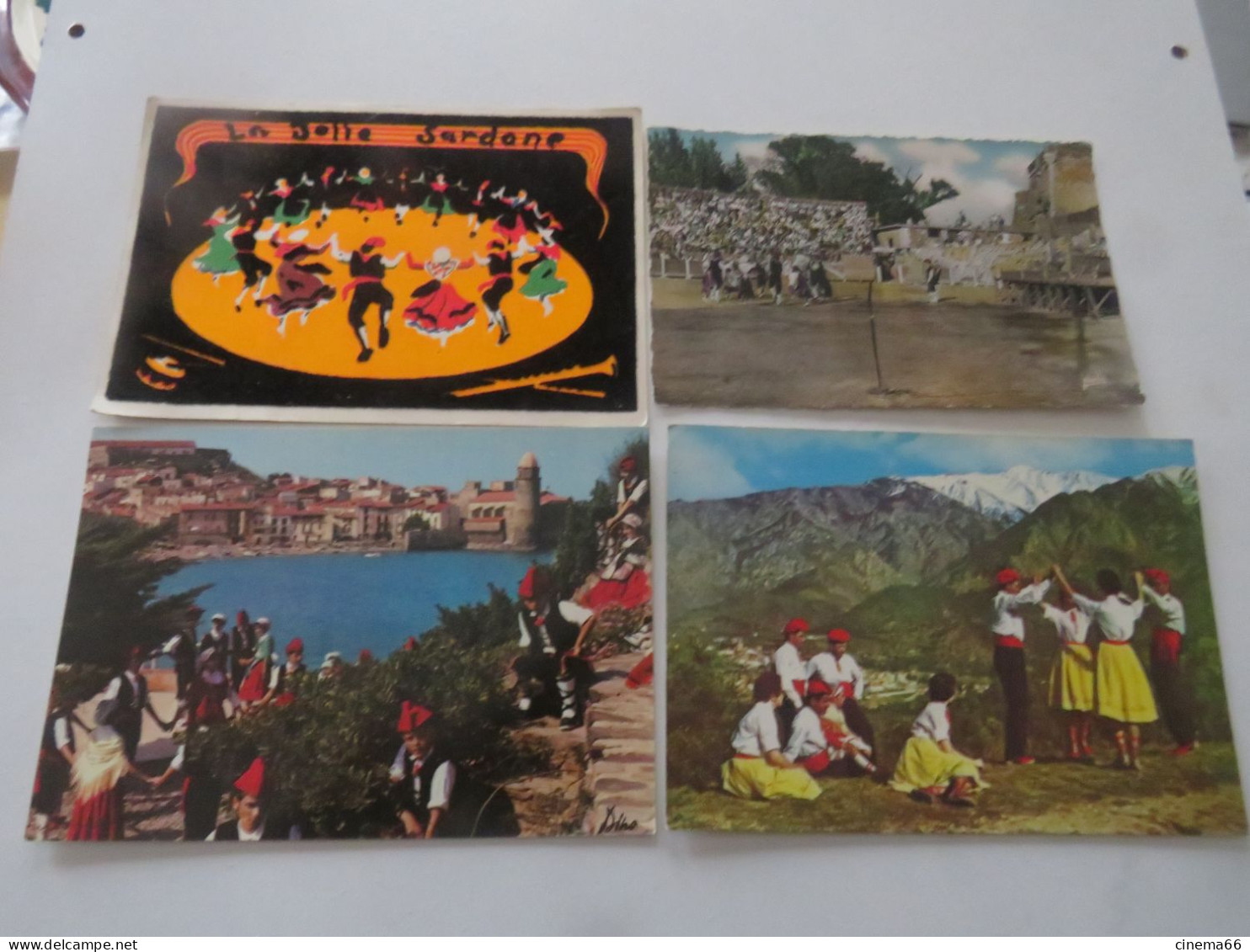 LA SARDANE - Lot De 12 Cartes - Tänze