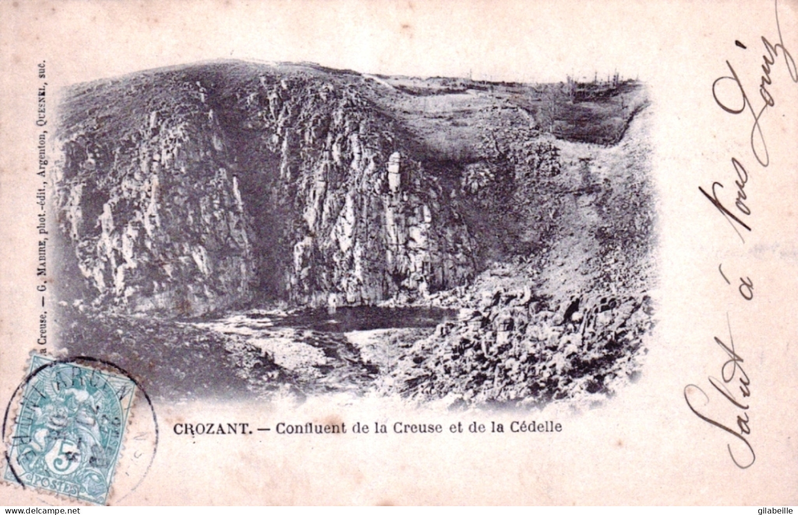 23 - Creuse - CROZANT -  Confluent De La Creuse Et De La Cedelle - Crozant
