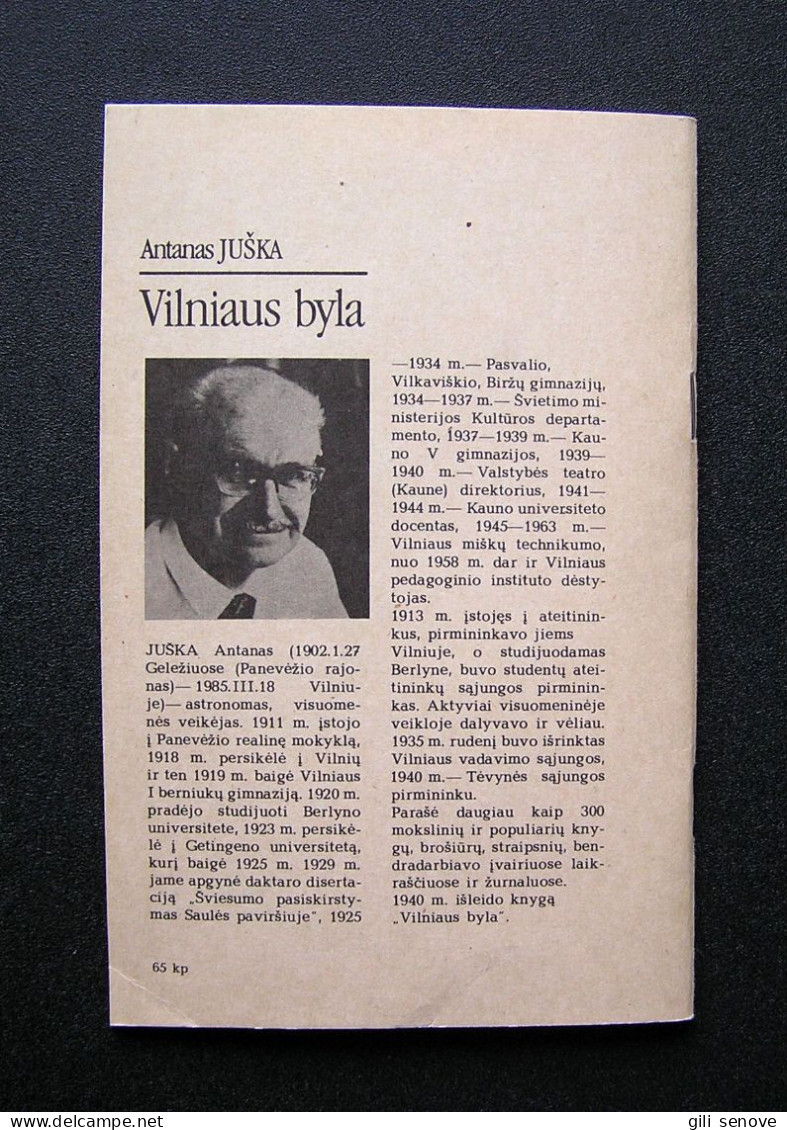 Lithuanian Book / Vilniaus Byla 1990 - Kultur