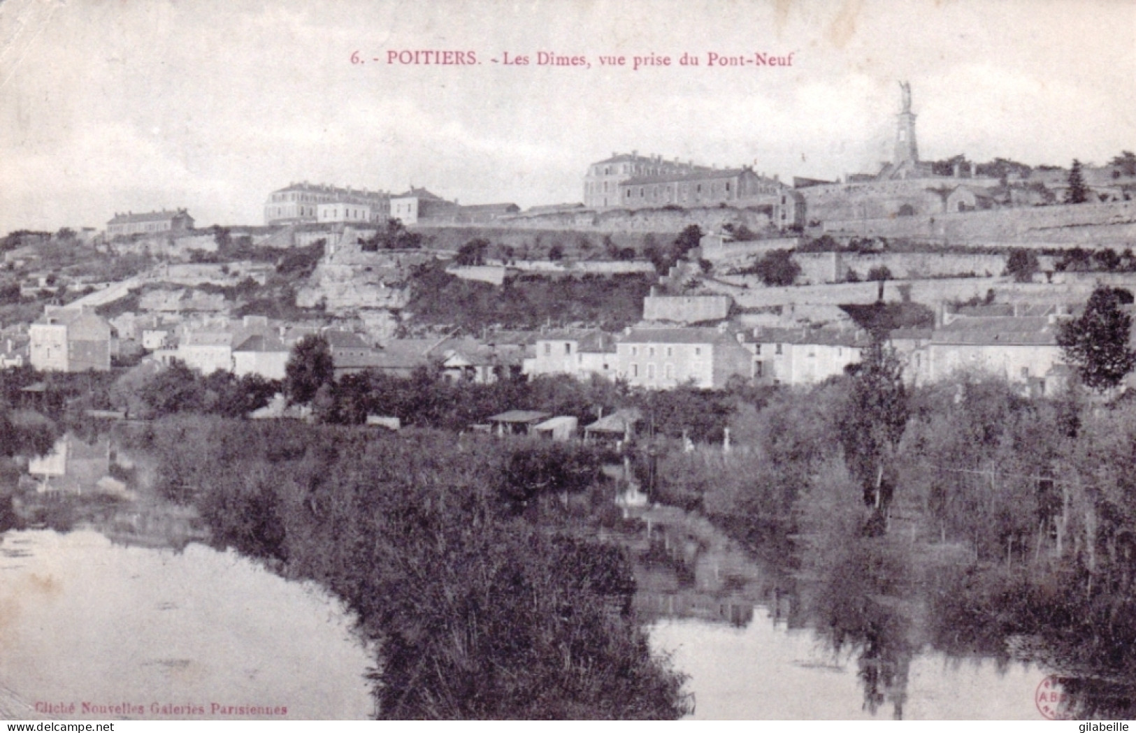 86 - Vienne - POITIERS - Les Dimes - Vue Prise Du Pont Neuf - Poitiers