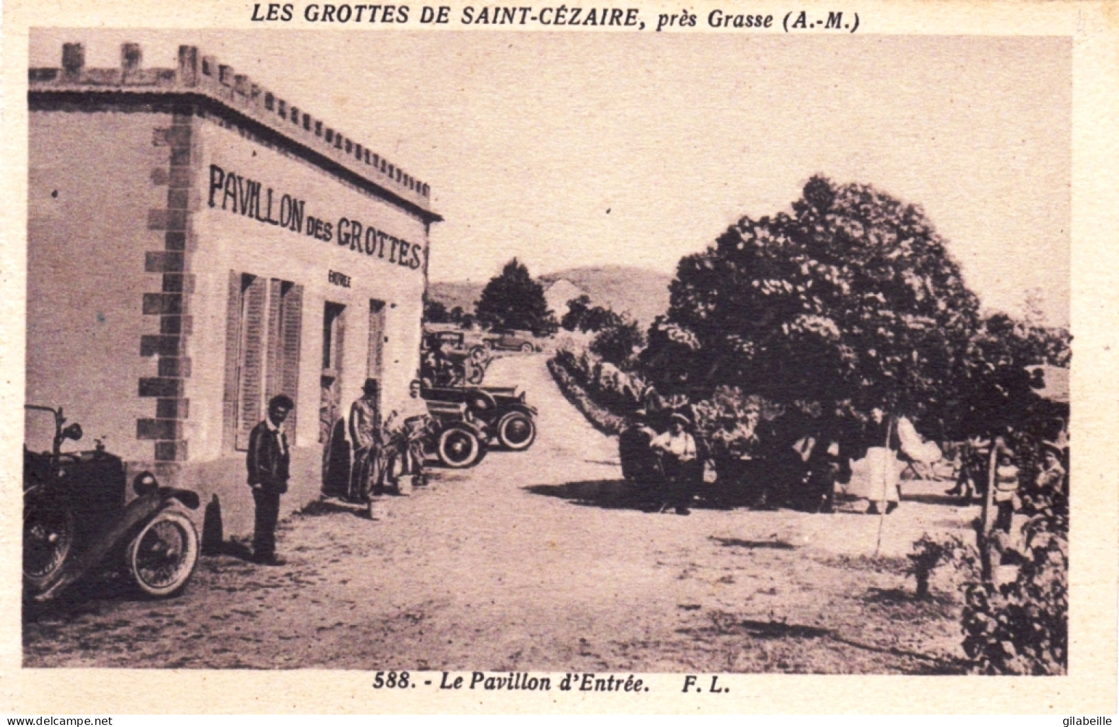 06 - Les Grottes De Saint-Cézaire-sur-Siagne Pres Grasse -  Pavillon D'entrée - Grasse