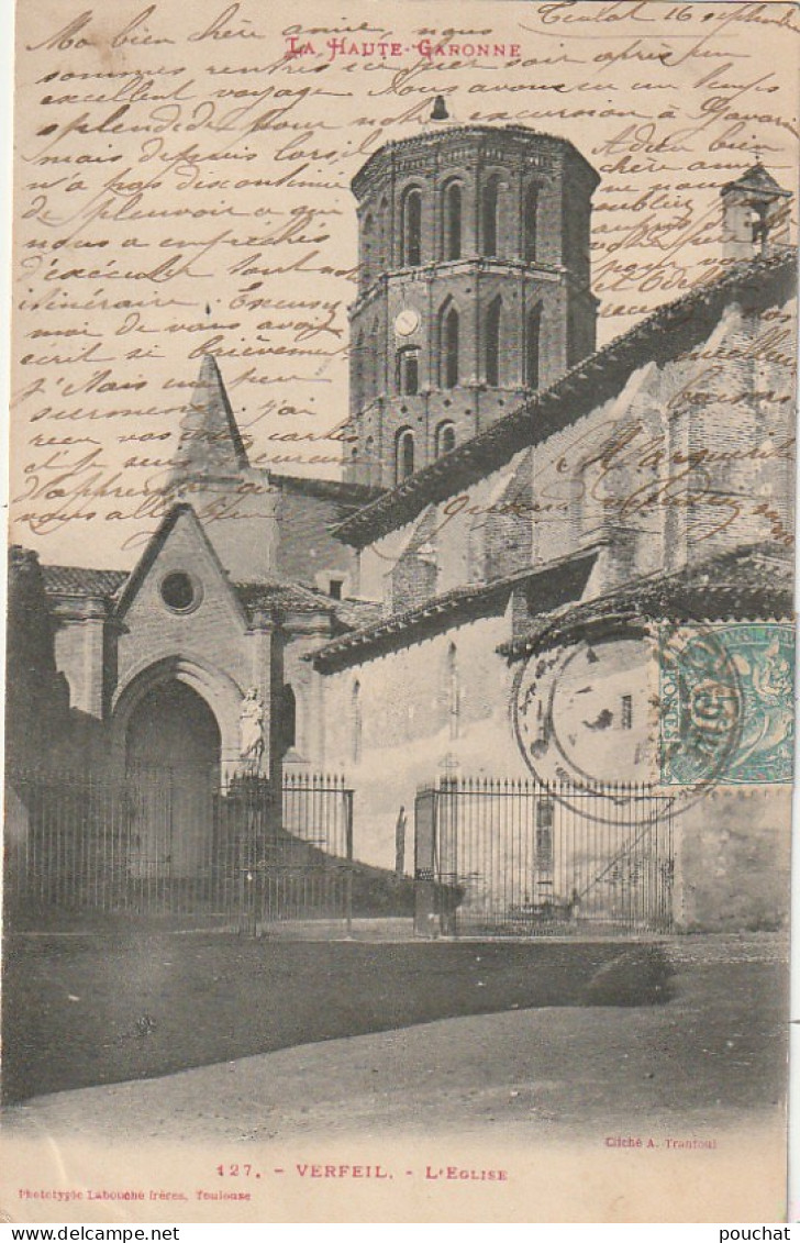 MO 16-(31) VERFEIL - L' EGLISE  - 2 SCANS - Verfeil