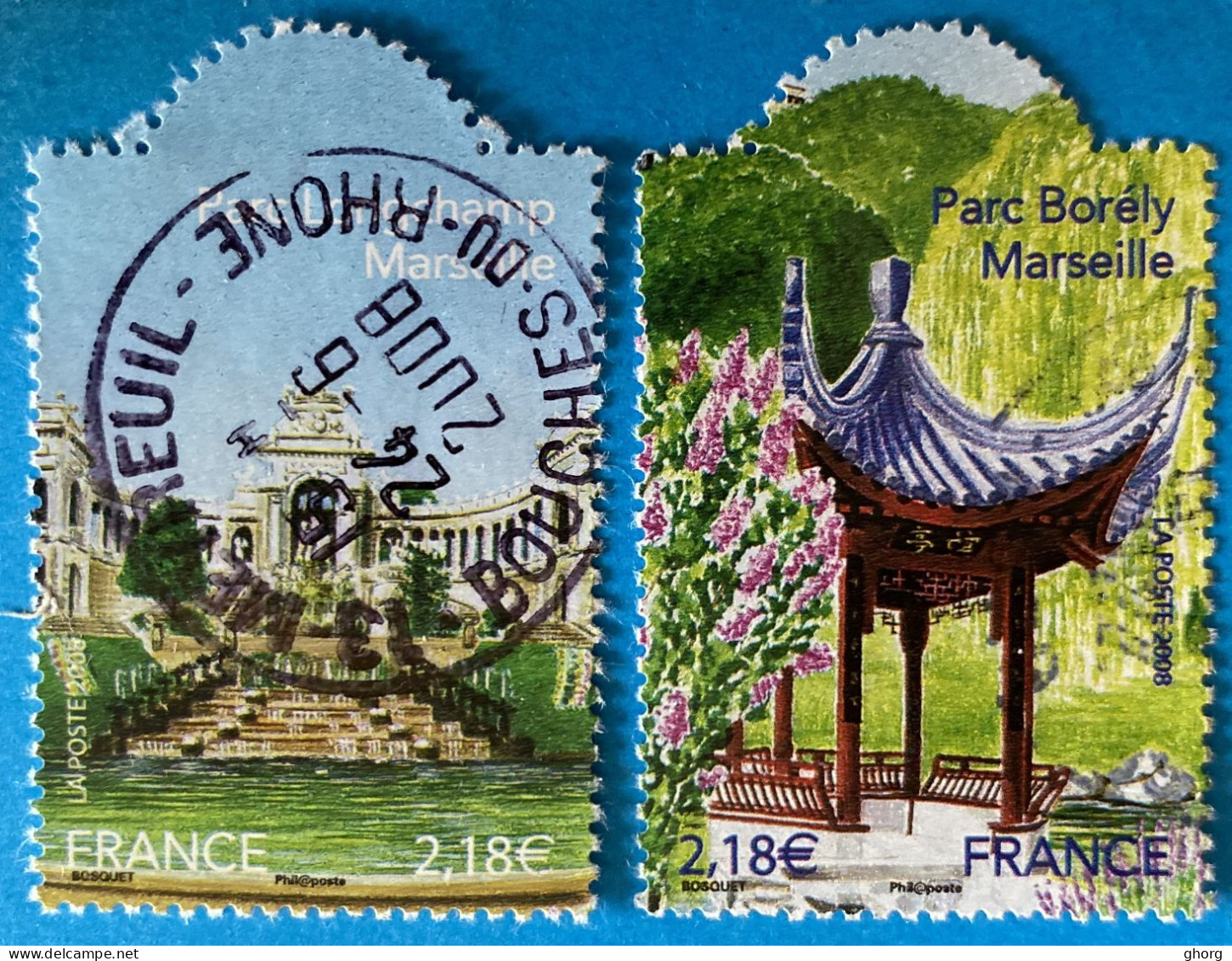 France 2008 : Jardins De France N° 4173 à 4174 Oblitéré - Used Stamps