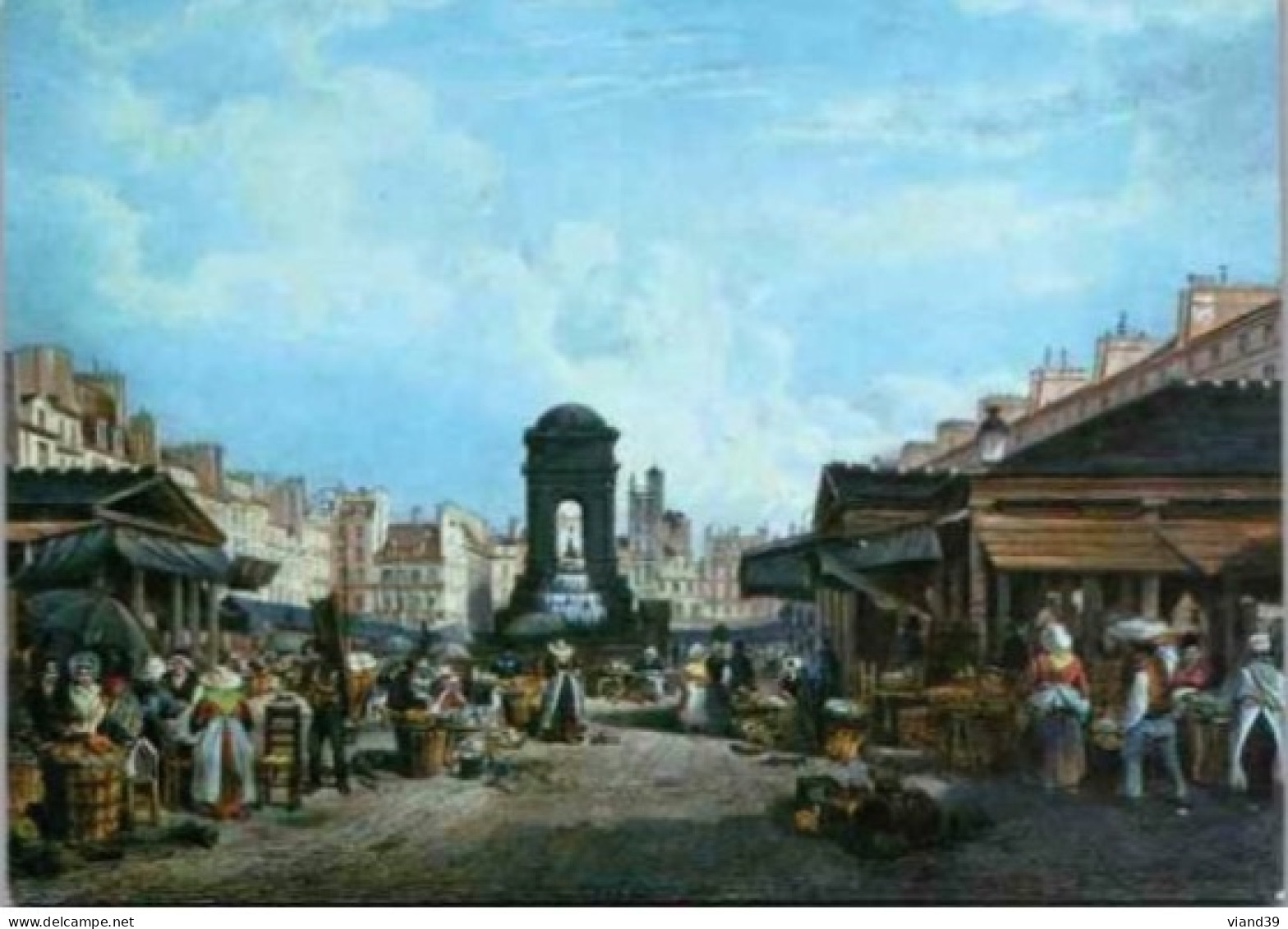 PARIS. -  Le Marché Des Innocents ( Litho XIe De PH; Benoist.         Non Circulée. - Sonstige Sehenswürdigkeiten