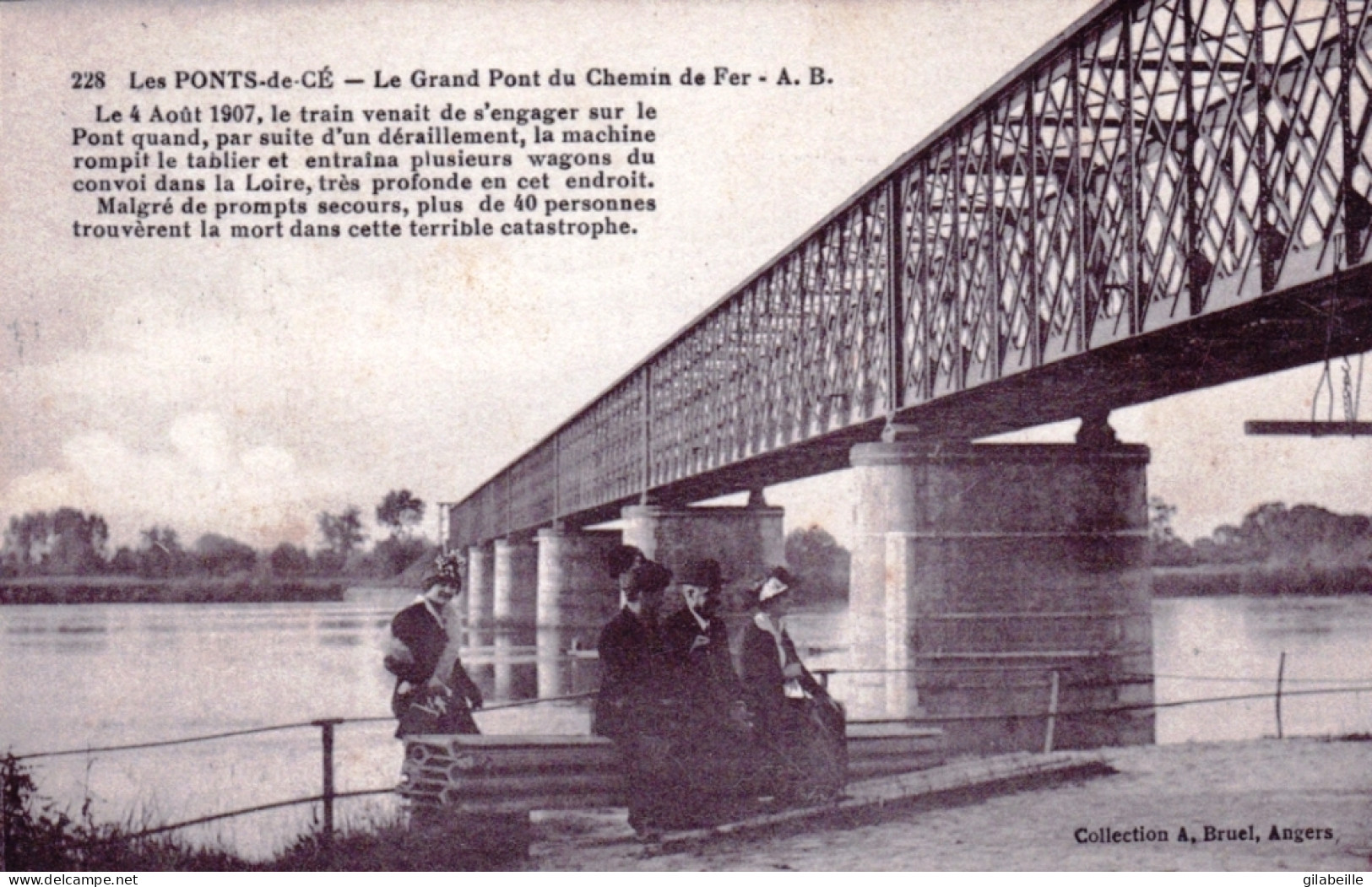 49 - LES PONTS De CE - Le Grand Pont Du Chemin De Fer - Les Ponts De Ce