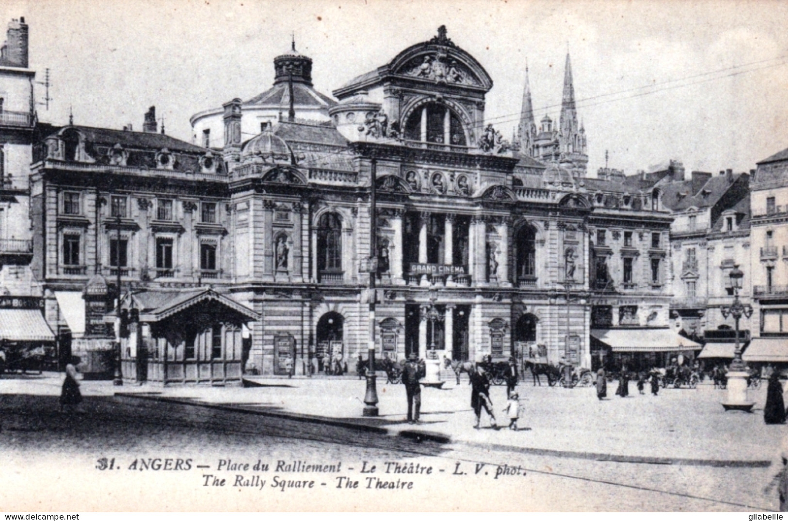 49 - ANGERS - Place Du Ralliement - Le Theatre - Angers