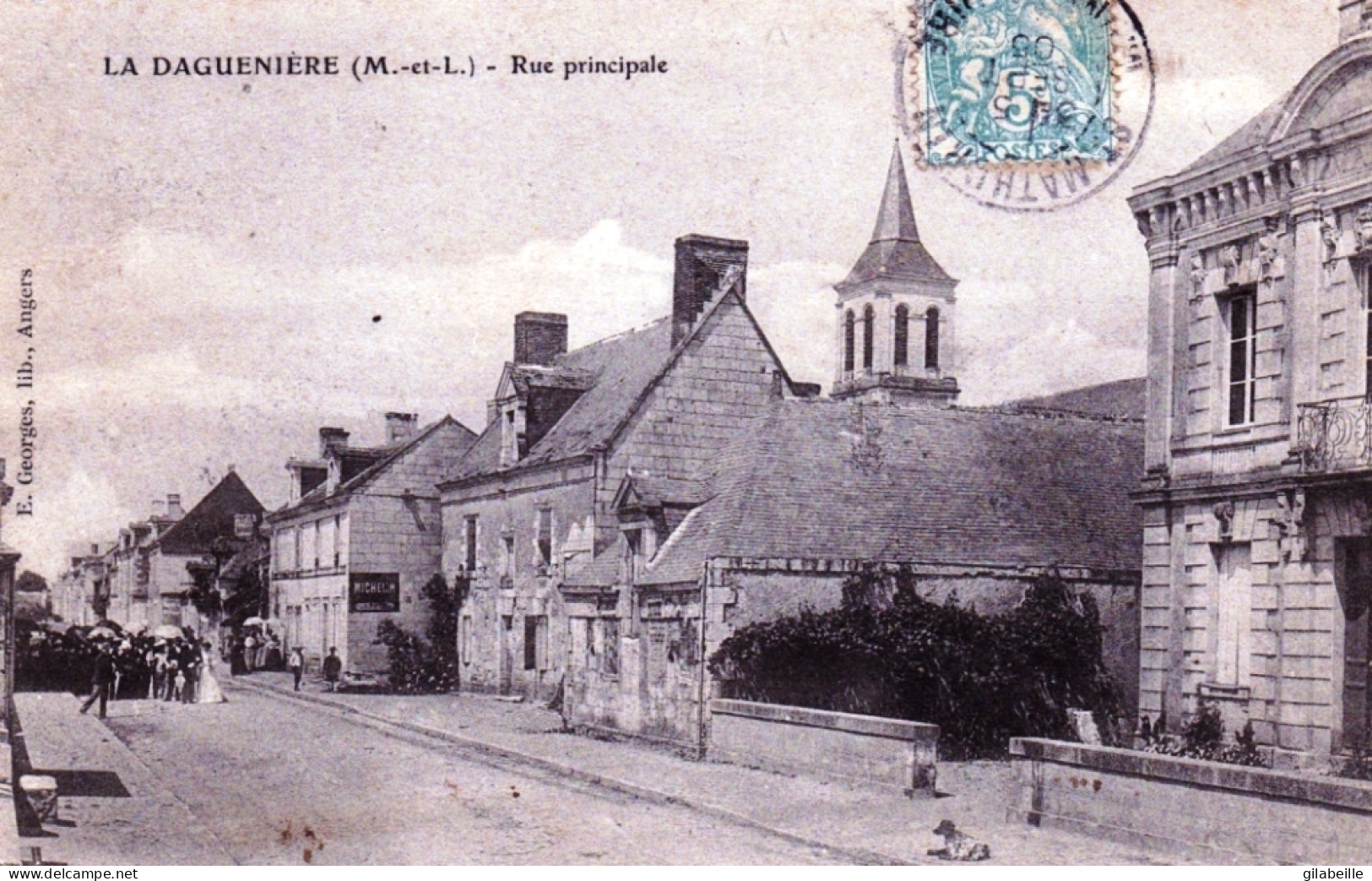 49 - Maine Et Loire - LA DAGUENIERE ( Loire-Authion )  - Rue Principale - Saumur