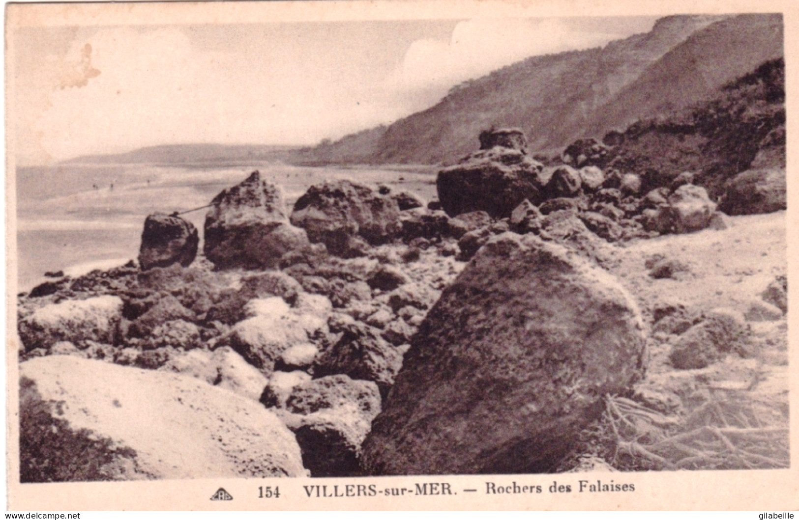 14 - Calvados - VILLERS Sur MER - Rochers Des Falaises - Villers Sur Mer