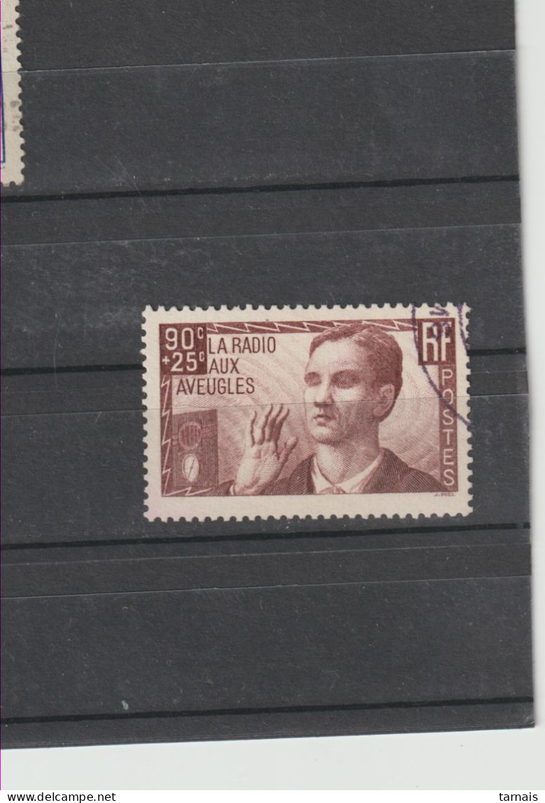 1938 N°418 La Radio Aux Aveugles Oblitéré (lot 31) - Used Stamps