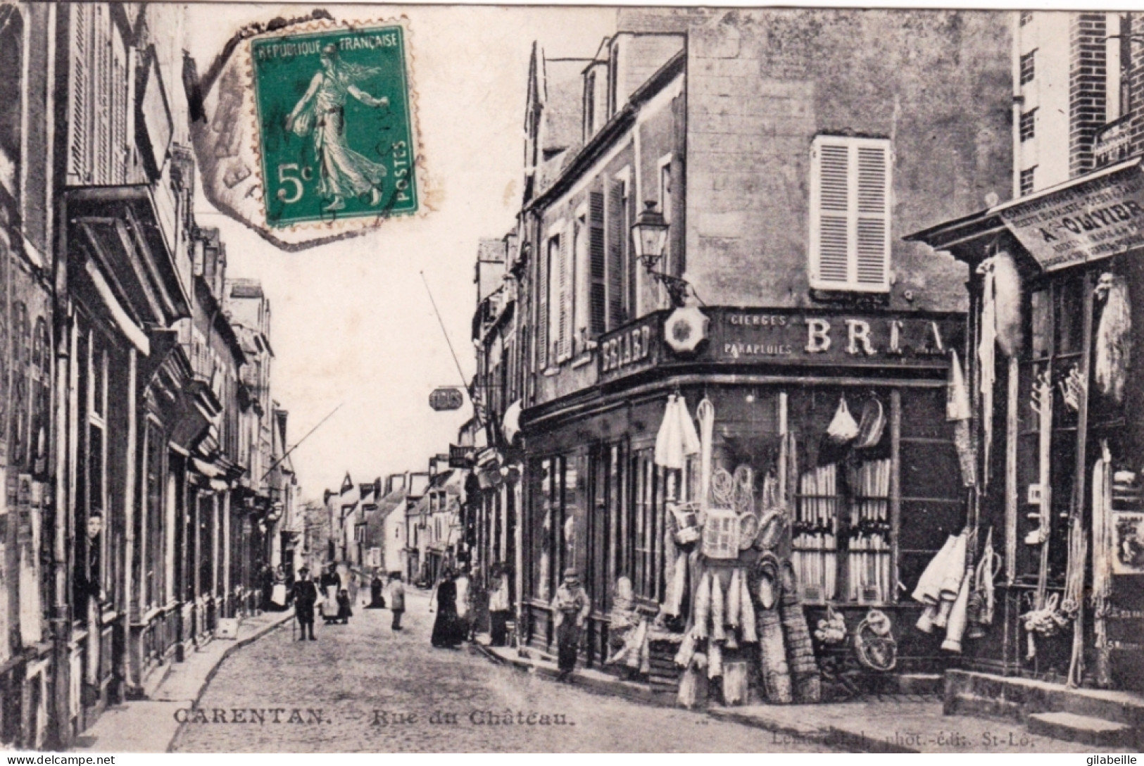 50 - Manche - CARANTAN - Rue Du Chateau - Carentan