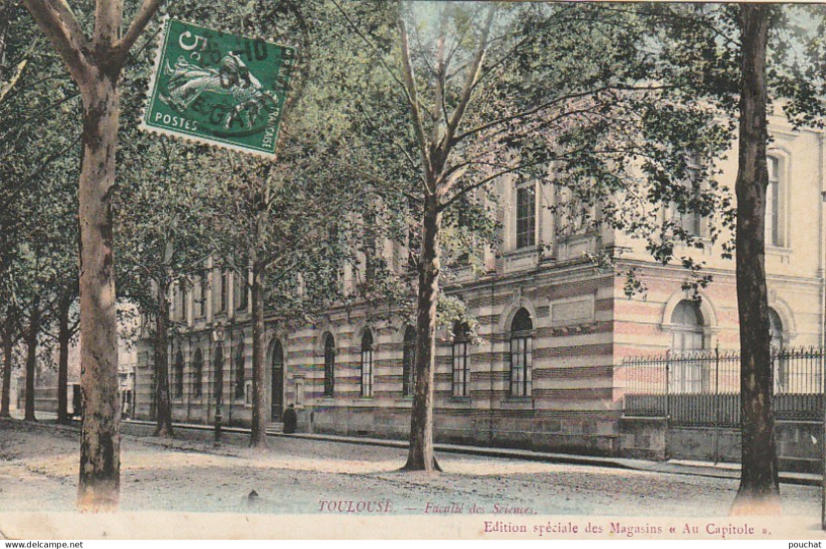 MO 21- (31) TOULOUSE - FACULTE DES SCIENCES - CARTE COLORISEE  - 2 SCANS - Toulouse