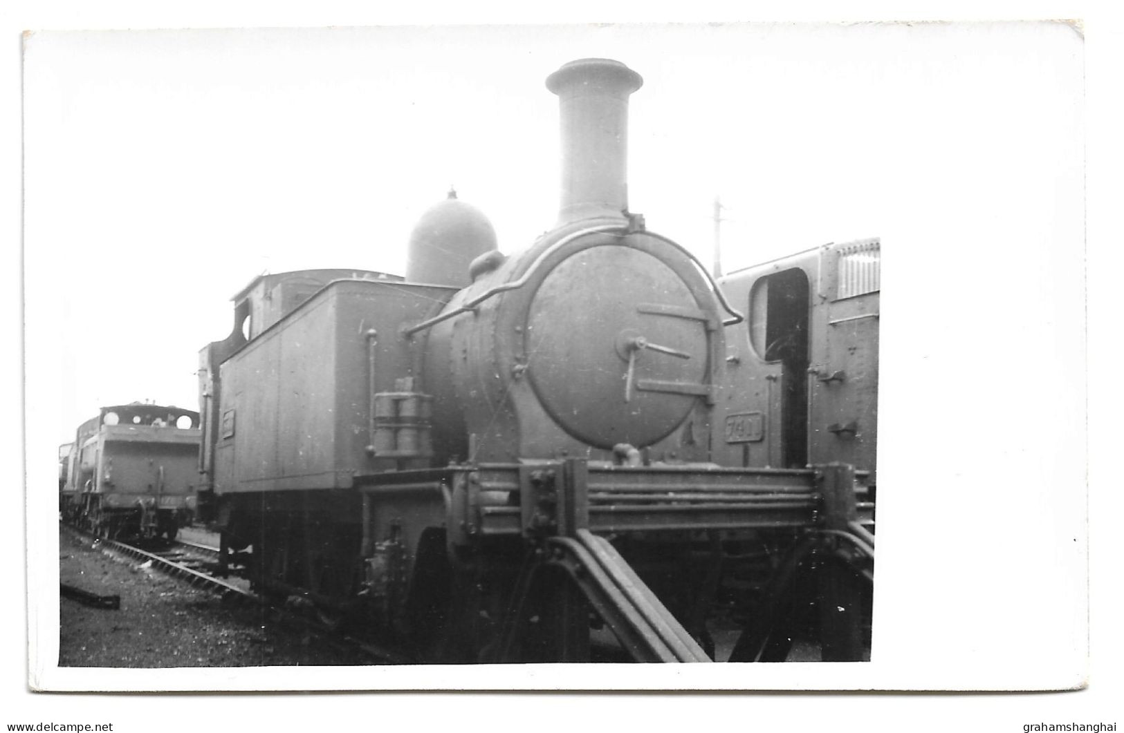 Photo GWR 455 Class Metro Tank Steam Locomotive 2-4-0 Unknown Location Scrapline ? - Spoorweg