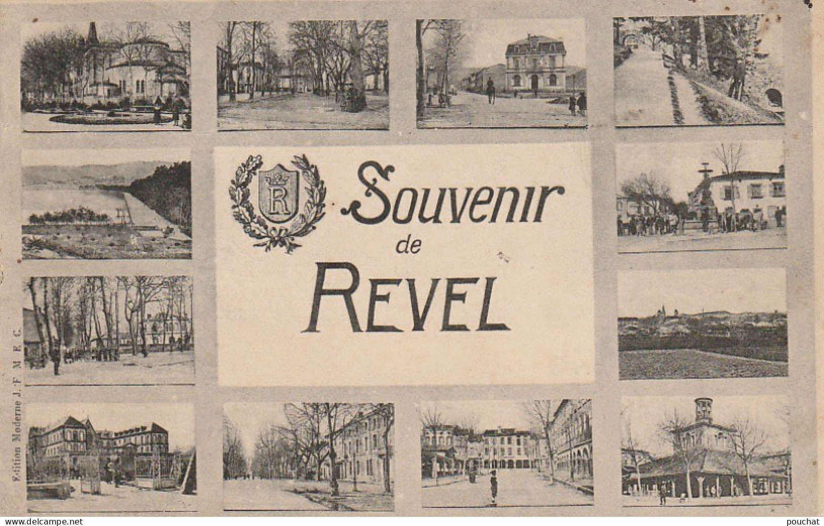 MO 22-(31) SOUVENIR DE REVEL - CARTE MULTIVUES  - 2 SCANS  - Revel