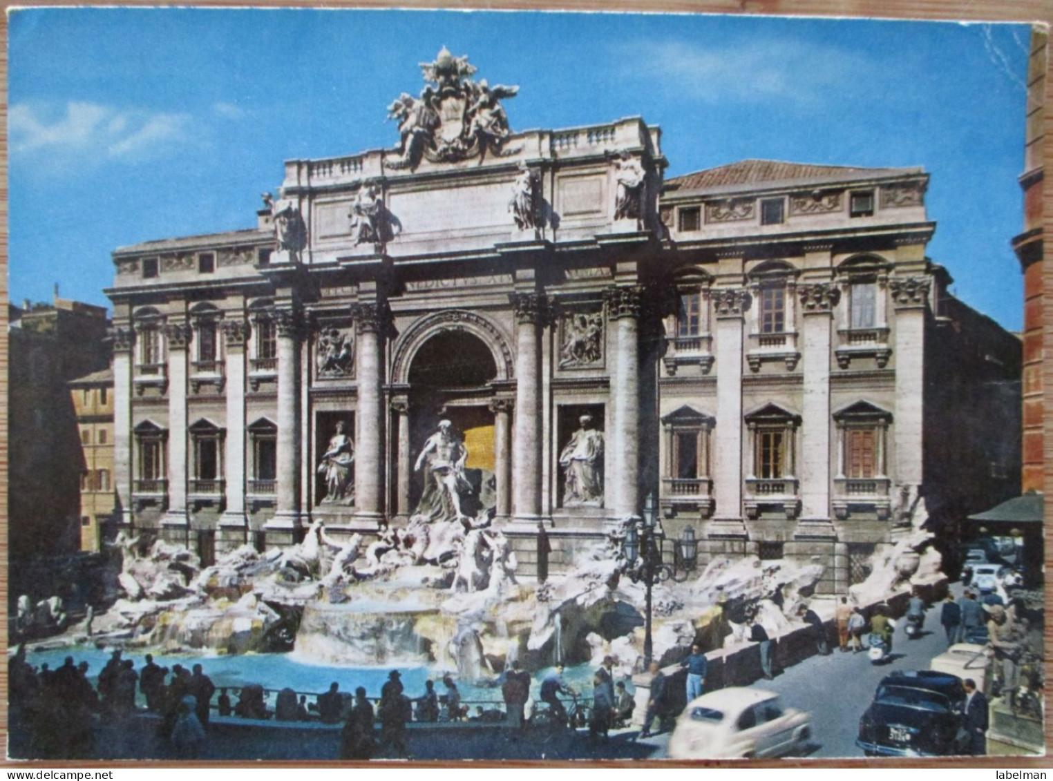 ROMA ITALIA ITALY FONTANA DI TREVI FOUNTAIN POSTCARD CARTE POSTALE ANSICHTSKARTE CARTOLINA POSTKARTE CARD KARTE - Pontes