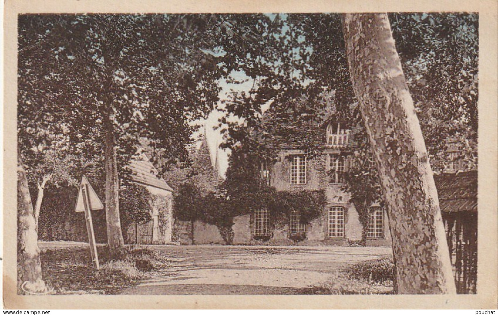 MO 23 -(32) SAINT GERME - AVENUE DE LA GARE - CARTE COLORISEE - 2 SCANS - Autres & Non Classés