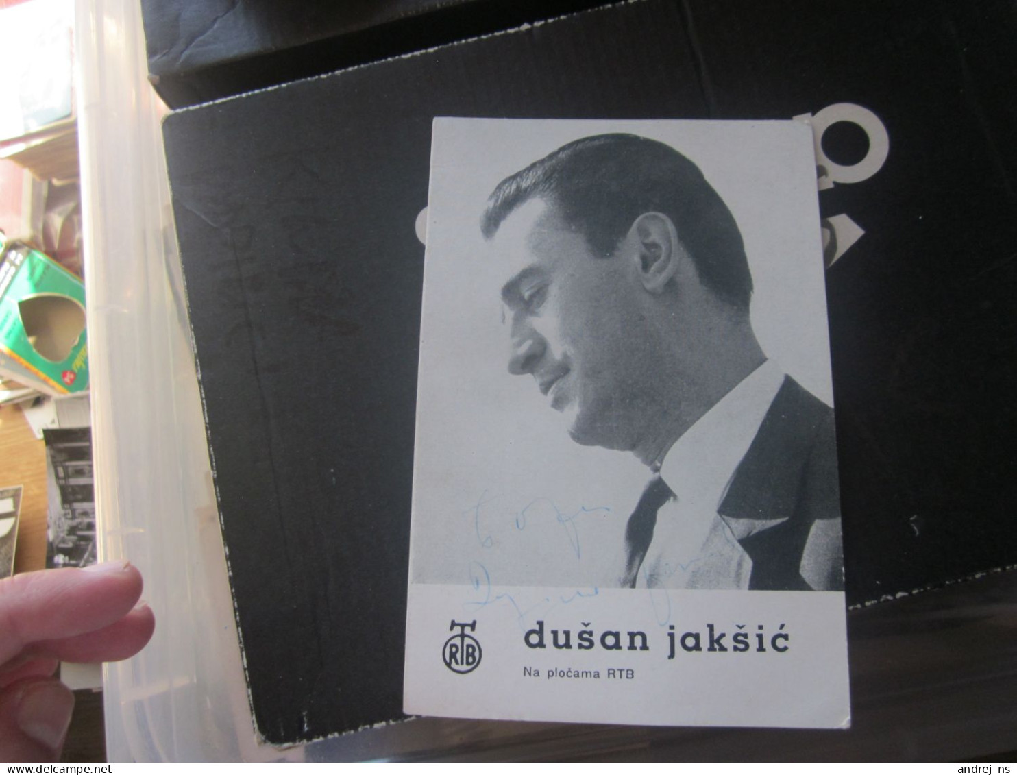 Dusan Jaksic Singer Autographs Signatures - Chanteurs & Musiciens