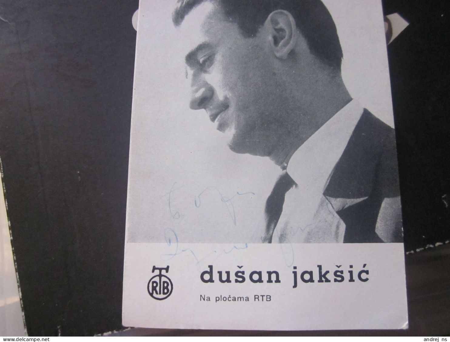 Dusan Jaksic Singer Autographs Signatures - Sänger Und Musiker