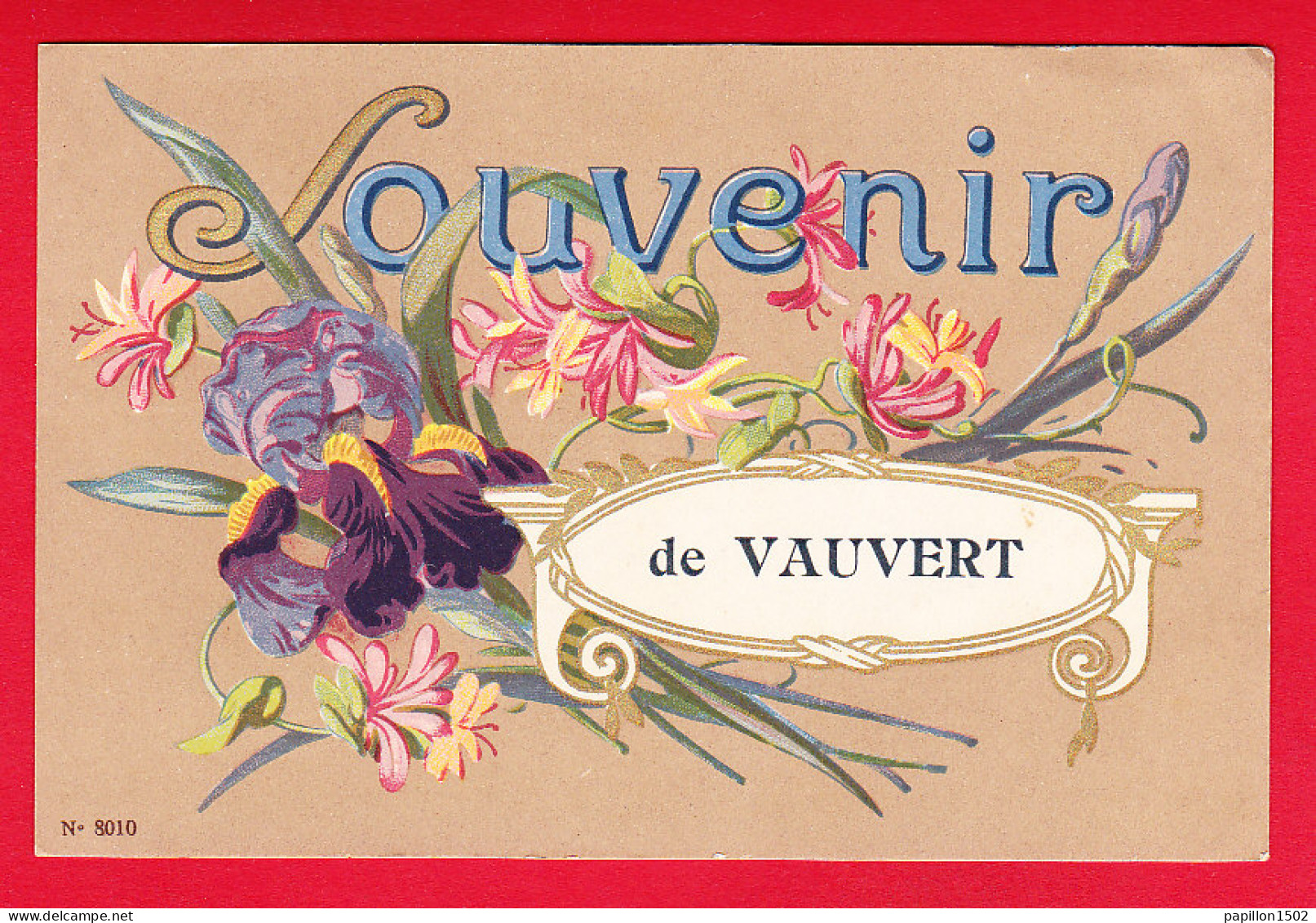 F-30-Vauvert-01P84  Souvenir De VAUVERT, Cpa Fantaisie, BE - Autres & Non Classés