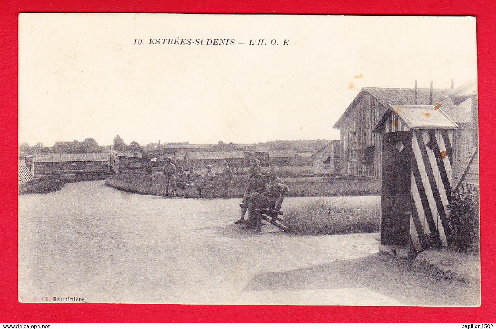 F-60-Estrees Saint Denis-02P84 L'H.O.E. Animation, Militaires, Cpa  - Estrees Saint Denis