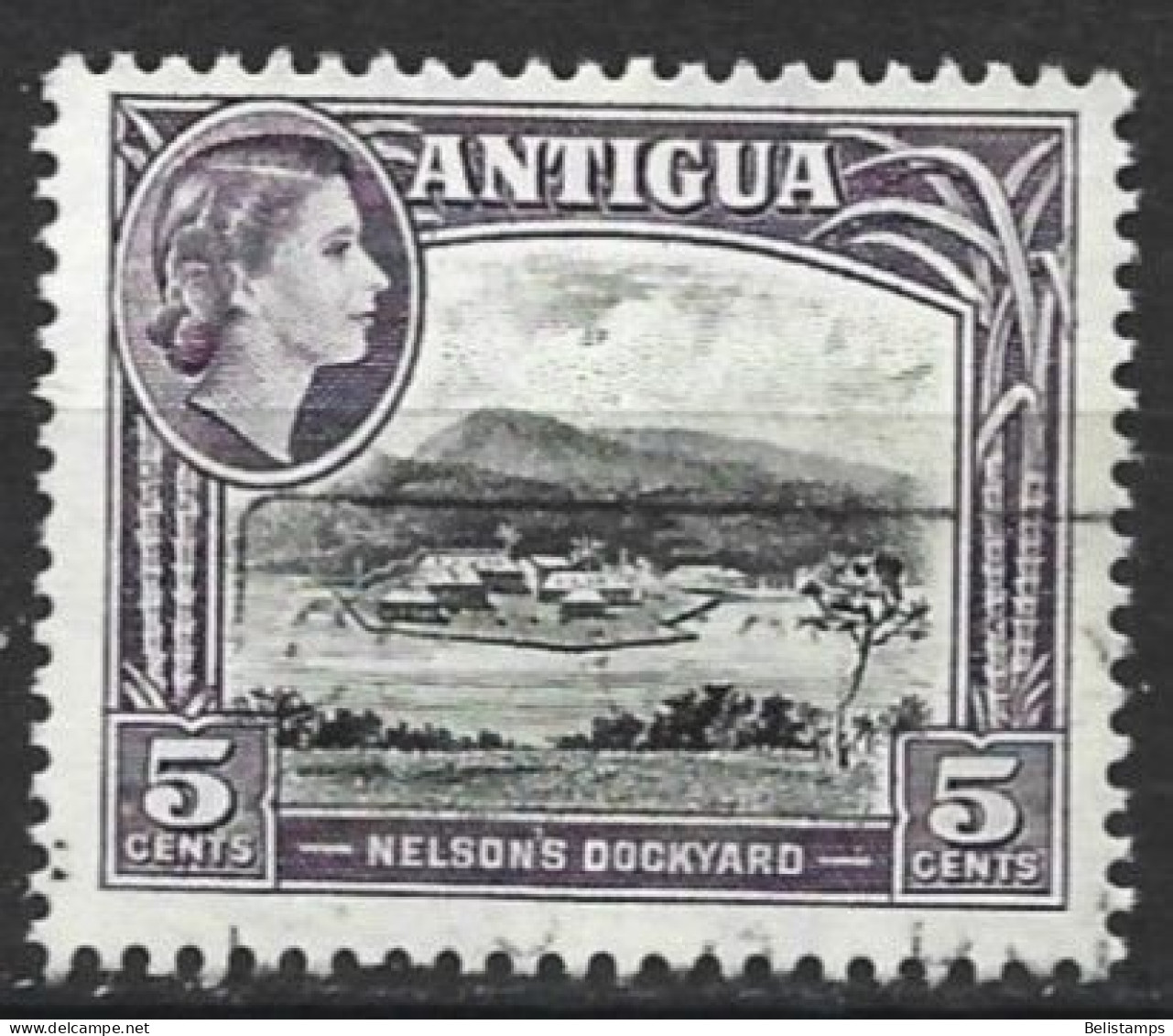 Antigua 1953. Scott #112 (U) Nelson's Dockyard - Antigua Und Barbuda (1981-...)