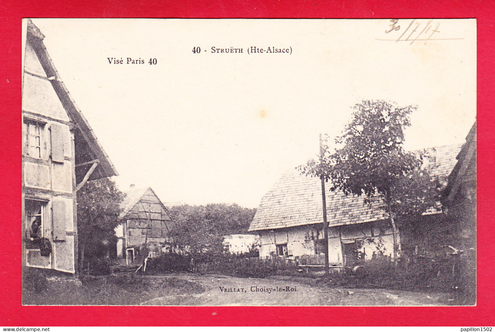 F-68-Strueth-01P260  Une Rue De La Ville, Cpa BE - Autres & Non Classés