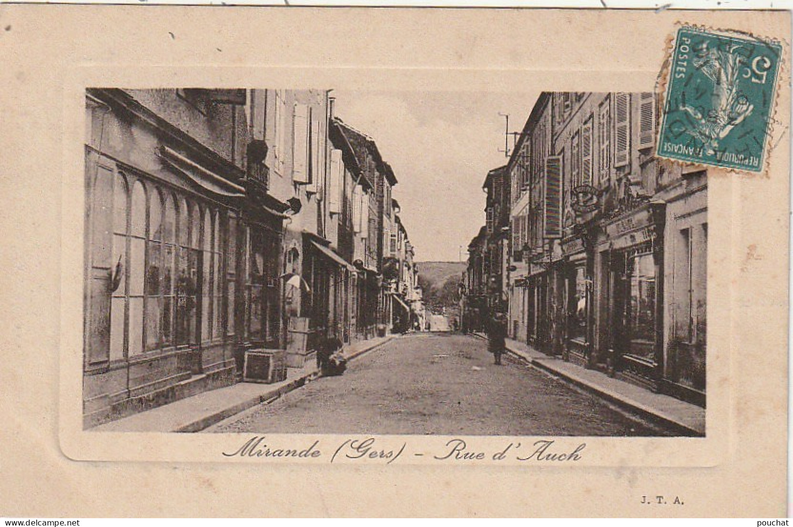 NE 2-(32) MIRANDE - RUE D' AUCH  - 2 SCANS - Mirande