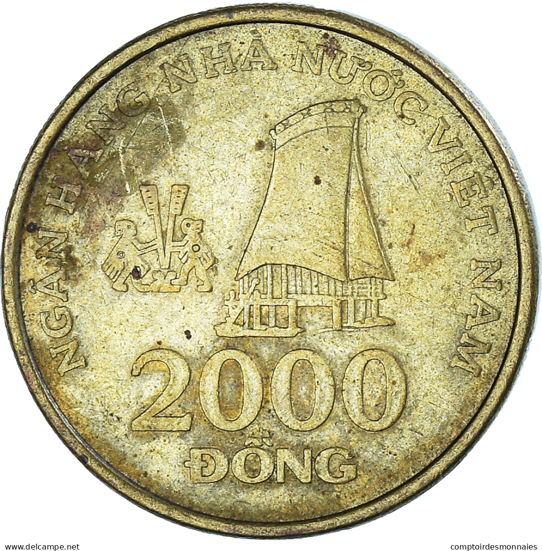 Monnaie, Viet Nam, 2000 Dông, 2003 - Viêt-Nam