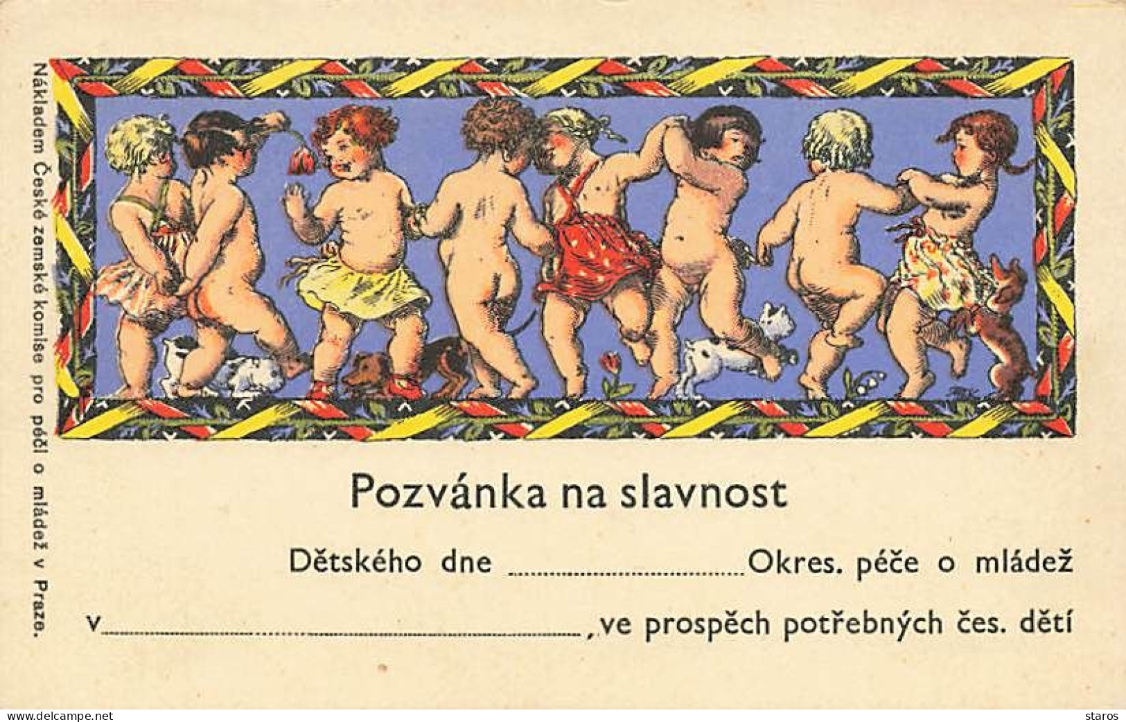 Illustrateur - Fischerová-Kvěchová - Pozvanka Na Slavnost - Parade D'enfants - Sonstige & Ohne Zuordnung