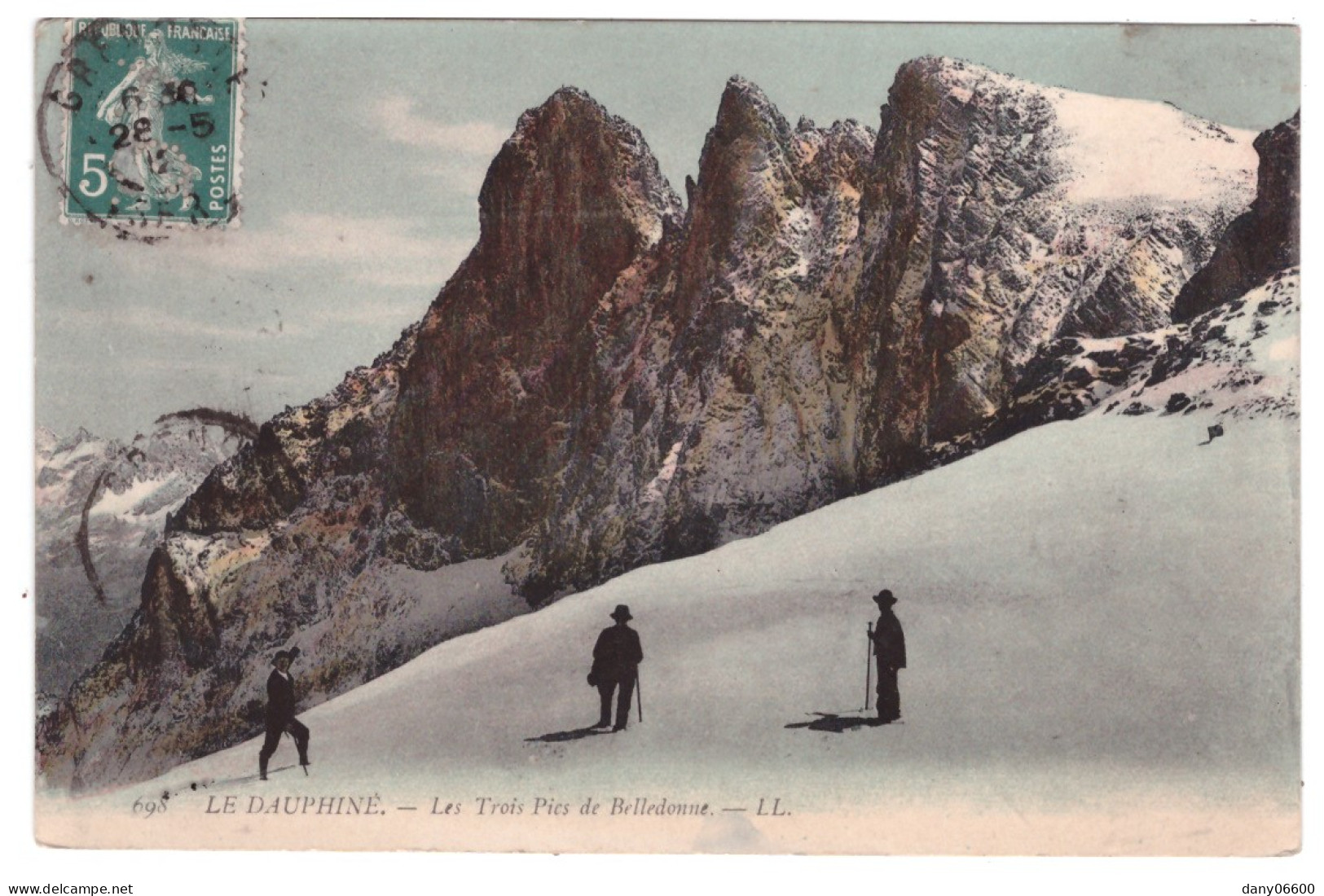 LE DAUPHINE - Les Trois Pics De Belledonne (carte Animée) - Sonstige & Ohne Zuordnung