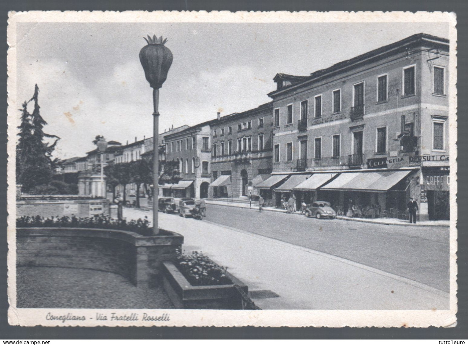 CONEGLIANO VENETO - TREVISO - 1956 - VIA FRATELLI ROSSELLI - Treviso