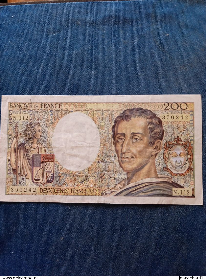 Deux Billets De 20fr Montesquieu Deux Signatures Différentes - 200 F 1981-1994 ''Montesquieu''