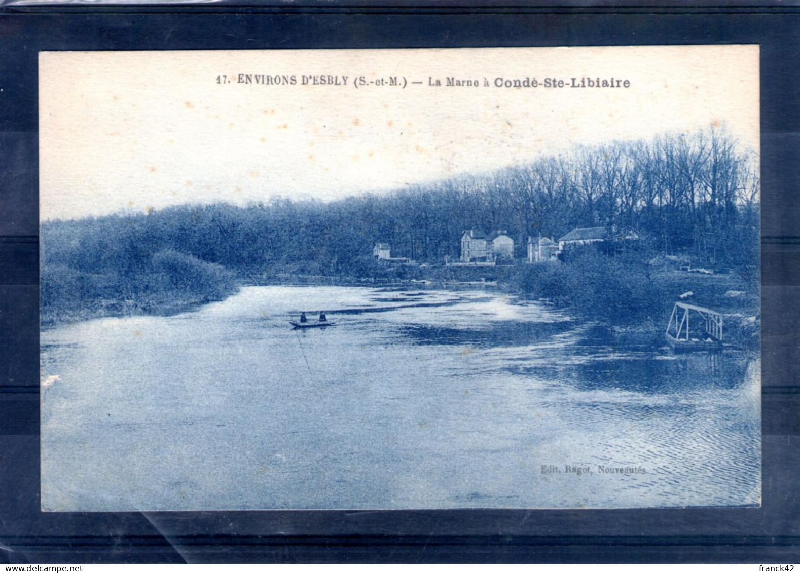 77. Environs D'esbly. La Marne à Condé Saint Libiaire - Sonstige & Ohne Zuordnung