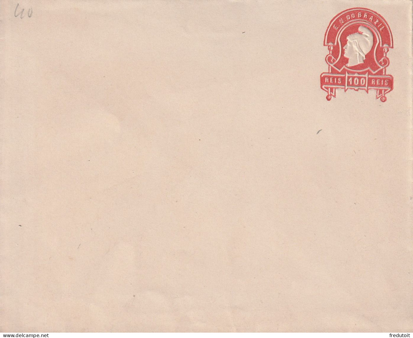 BRESIL - Entiers Postaux - 100 Reis - Postal Stationery