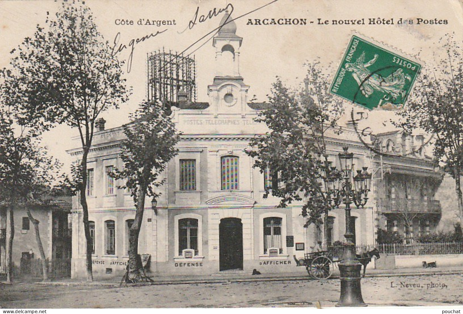 NE 8-(33) ARCACHON - LE NOUVEL HOTEL DES POSTES - 2 SCANS - Arcachon