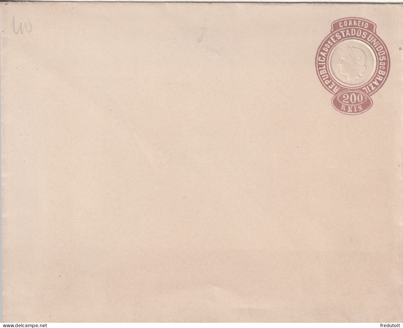 BRESIL - Entiers Postaux - 200 Reis - Postal Stationery