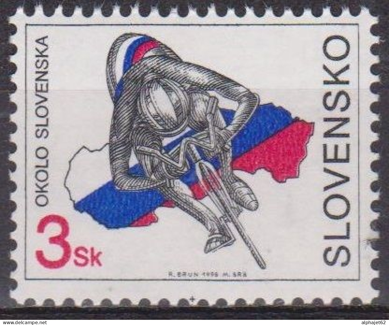 Sport Olympique - SLOVAQUIE - Cyclisme Sur Route - N° 213 ** - 1996 - Unused Stamps