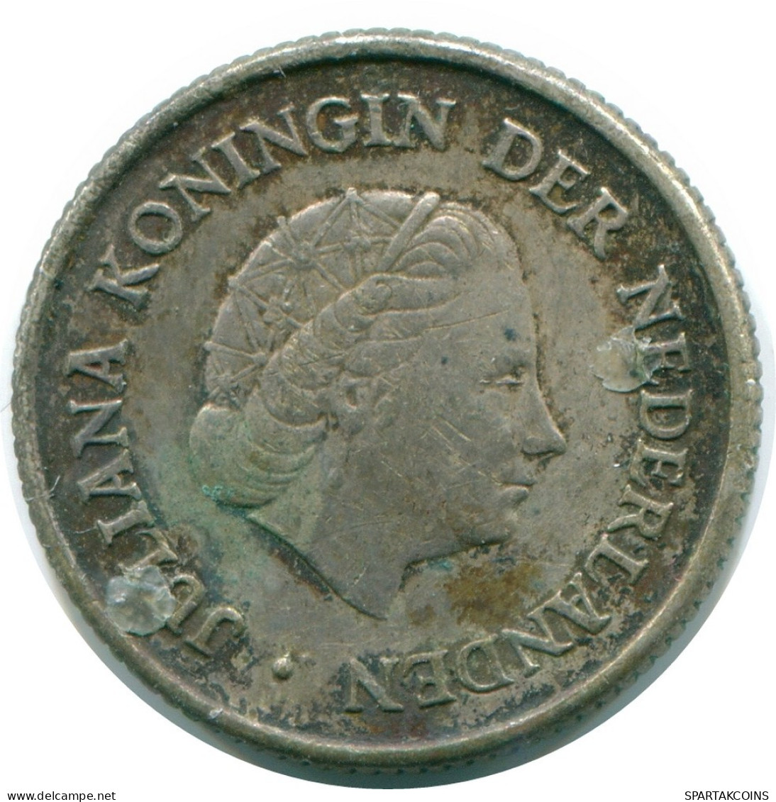 1/4 GULDEN 1967 NETHERLANDS ANTILLES SILVER Colonial Coin #NL11589.4.U.A - Antilles Néerlandaises