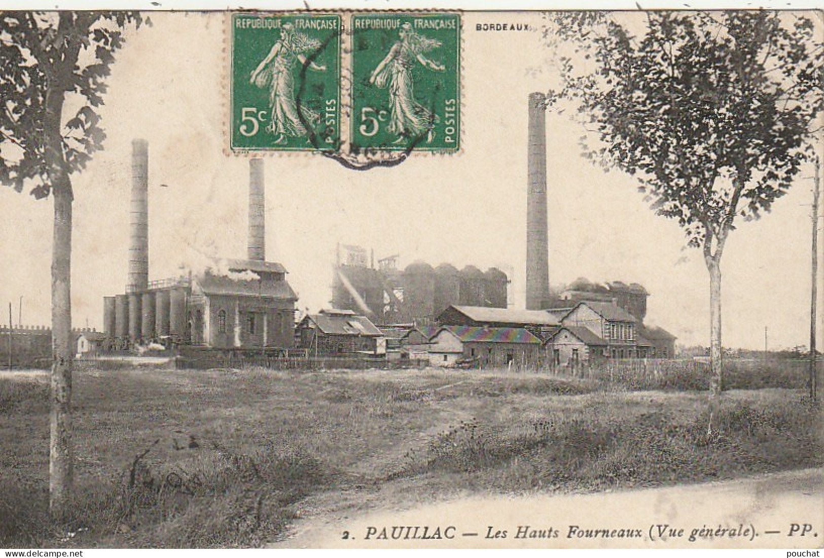 NE 8-(33) PAUILLAC - LES HAUTS FOURNEAUX ( VUE GENERALE )- 2 SCANS - Pauillac