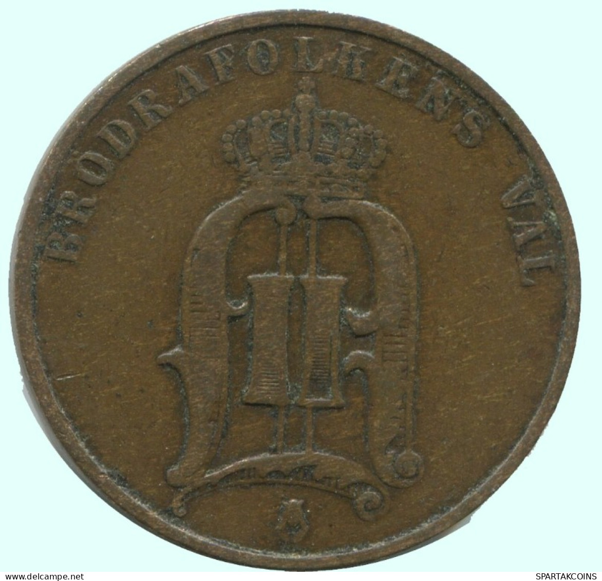 2 ORE 1889 SWEDEN Coin #AC930.2.U.A - Sweden