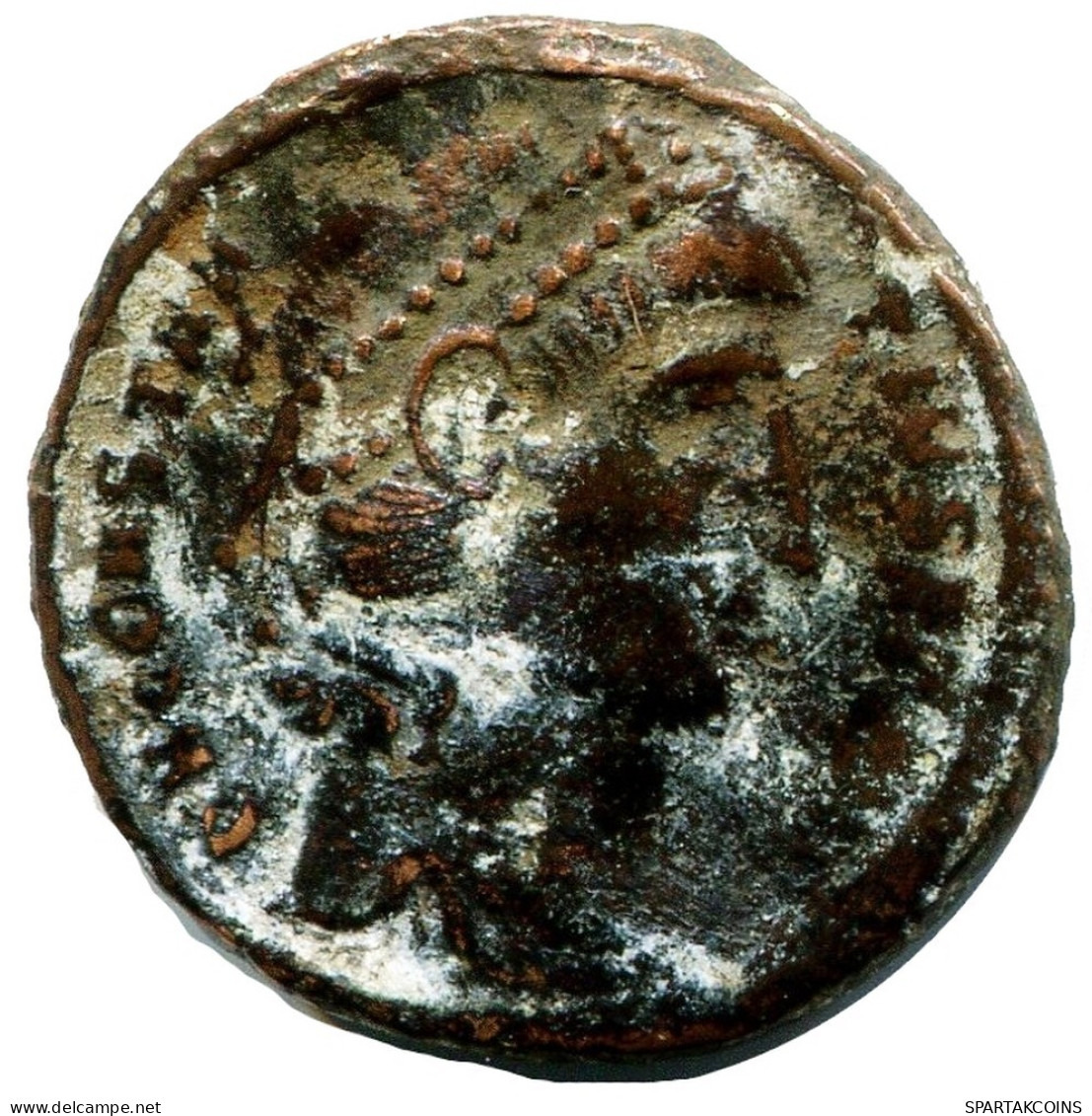 CONSTANTIUS II MINTED IN ANTIOCH FOUND IN IHNASYAH HOARD EGYPT #ANC11232.14.D.A - The Christian Empire (307 AD To 363 AD)